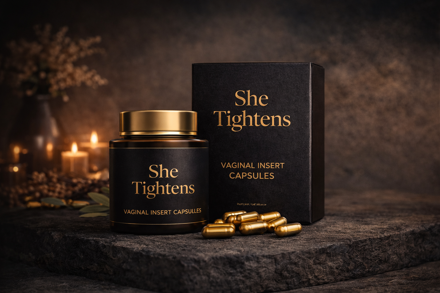She Tightens signature capsules