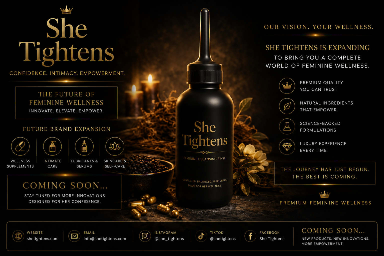 She Tightens rinse concept